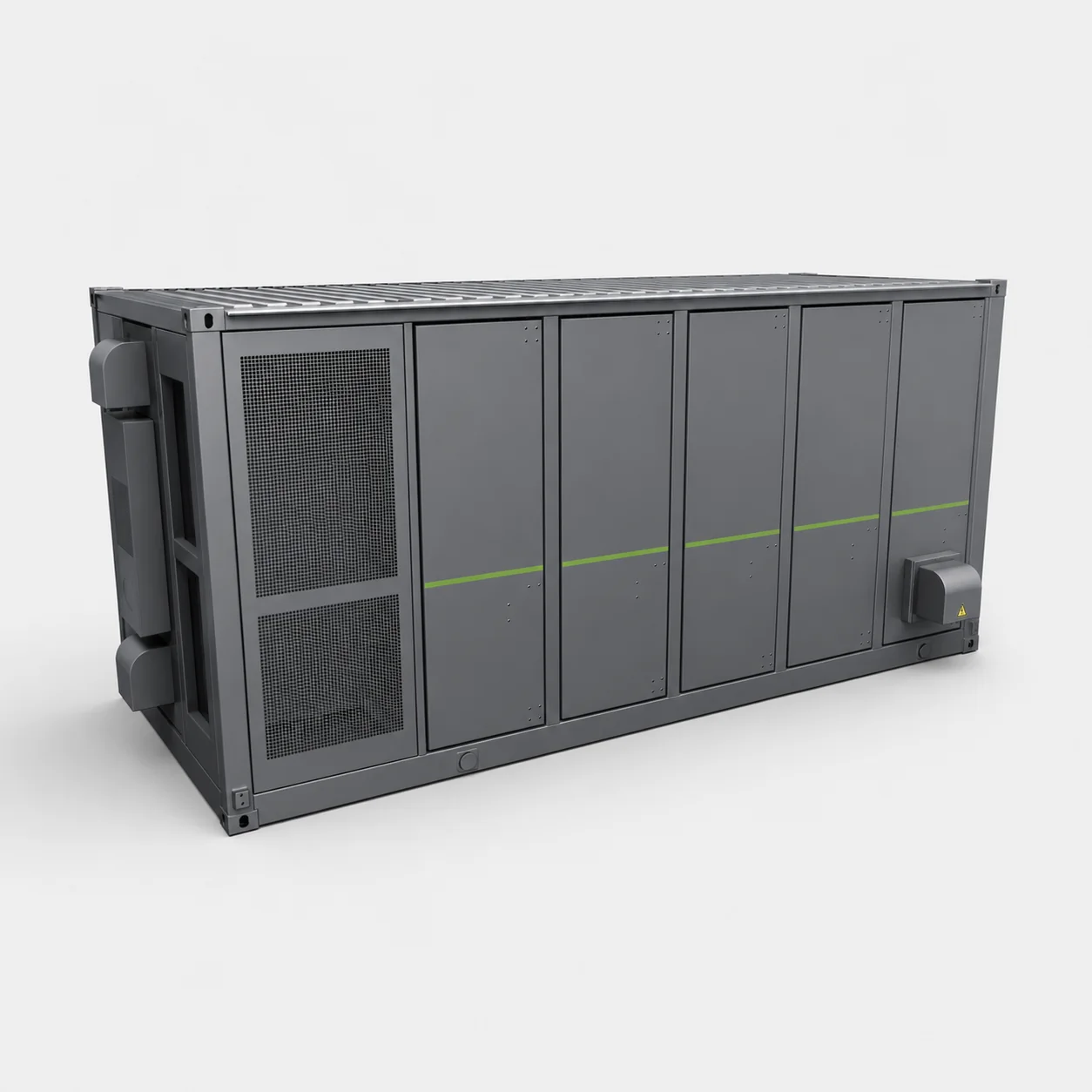 Industrial container BESS used for technical project planning