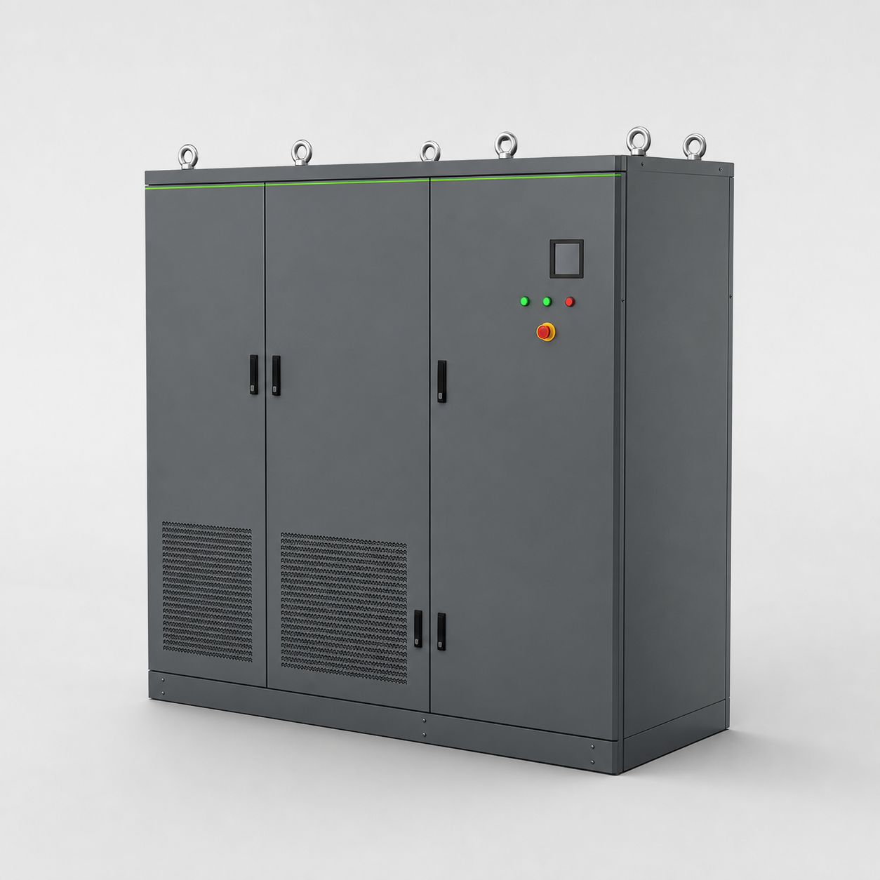 Industrial battery storage cabinet illustrating 400 V and 690 V BESS electrical interface decisions